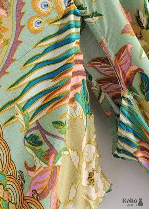 Women's Chic Paradise Boho Kimono Dress