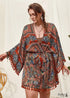 Women's Chic Plus Size Avenline Boho Kimono Dress