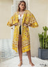 Women's Chic Plus Size Cosmo Boho Kimono Dress