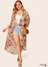Vestido estilo kimono bohemio Delaney de talla grande para mujer