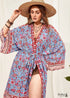 Women's Chic Plus Size Lolana Boho Kimono Dress