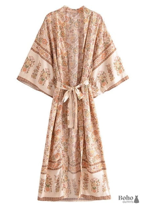 Women’s Chic Rumour Midi Boho Kimono Dress