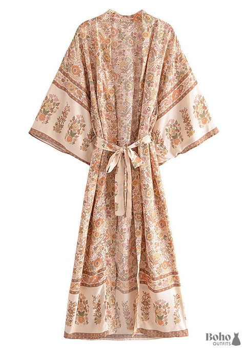Women’s Chic Rumour Midi Boho Kimono Dress