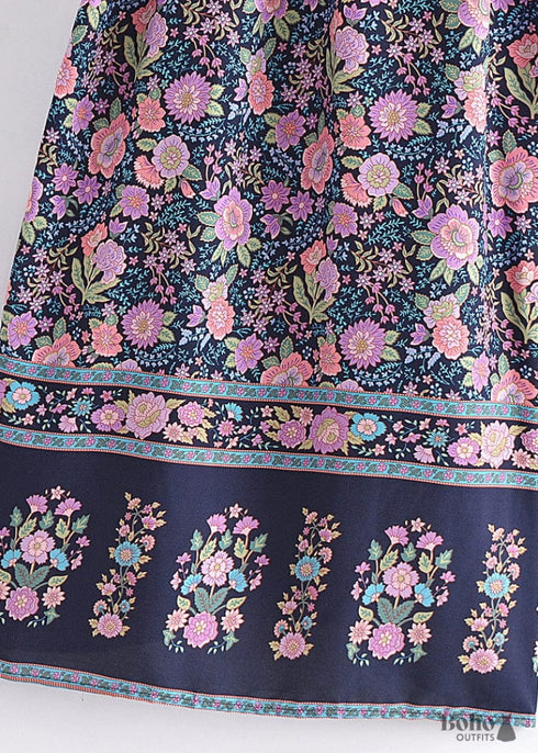 Vestido estilo kimono bohemio midi Saskia para mujer