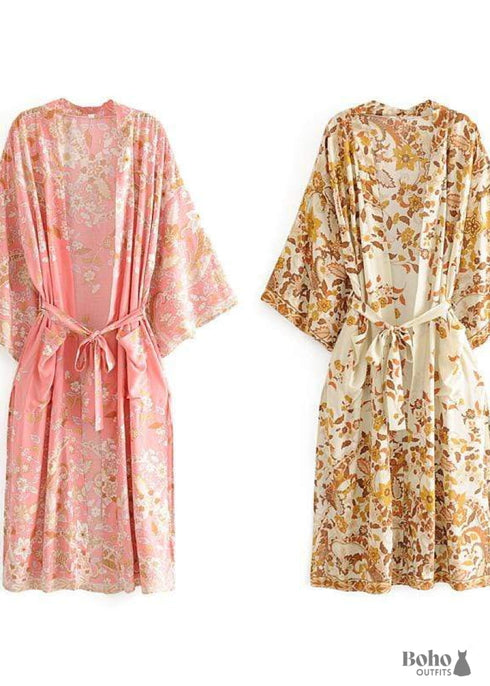 Women’s Chic Seraphina Boho Kimono Dress