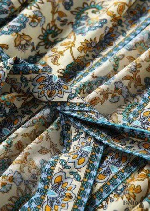 Women's Chic Sienna Boho Kimono - Blues Dress