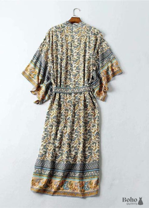 Women's Chic Sienna Boho Kimono - Blues Dress