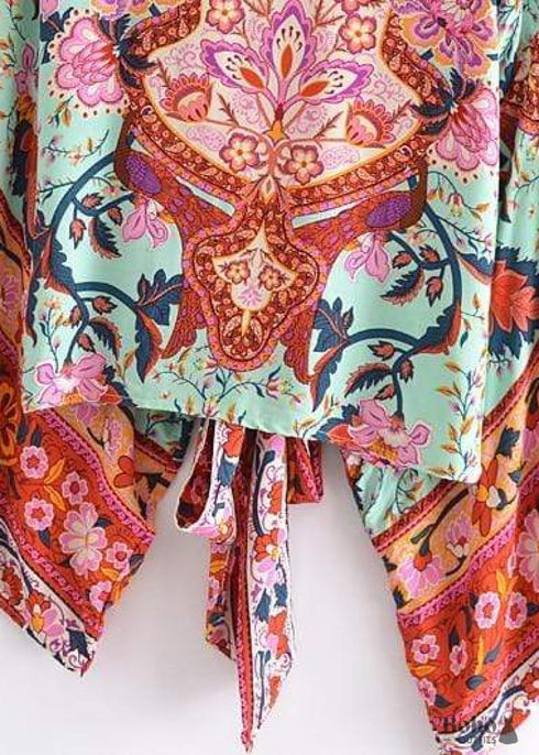Women's Chic Stevie Cropped Boho Kimono Dress
