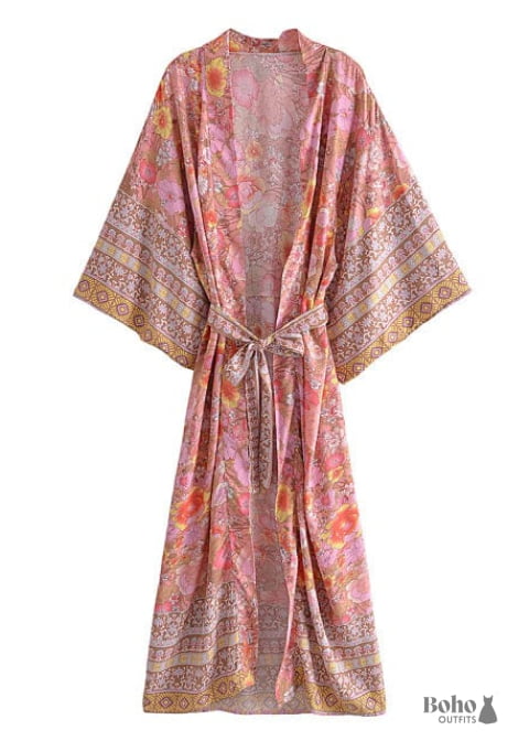 Women's Chic Sundance Boho Kimono Dress