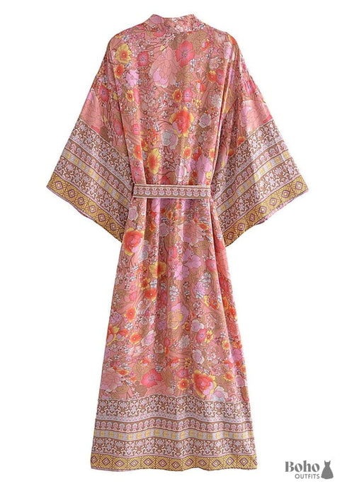 Women's Chic Sundance Boho Kimono Dress