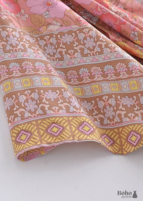 Women's Chic Sundance Boho Kimono Dress