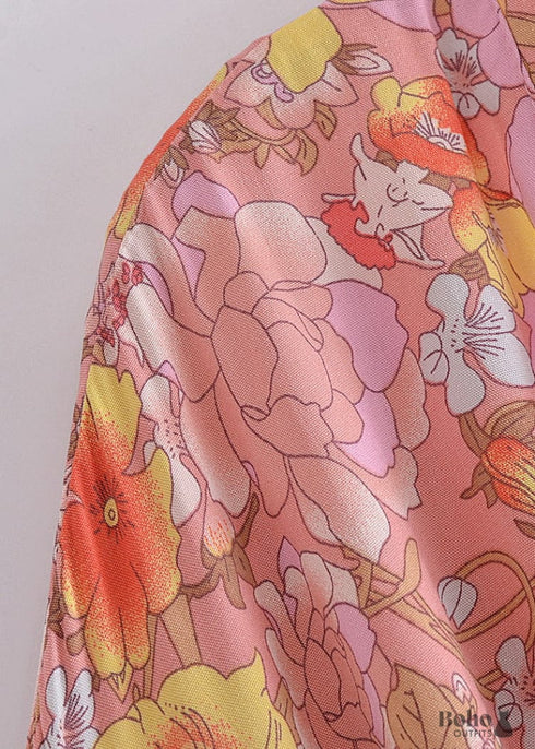 Women's Chic Sundance Boho Kimono Dress