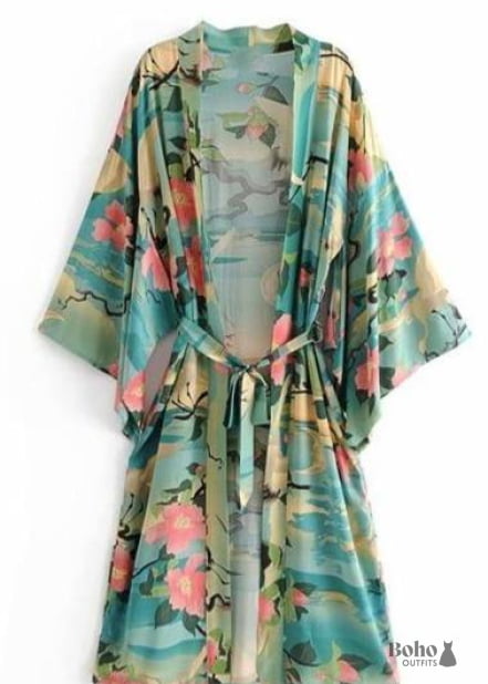 Women's Chic Sybil Boho Kimono Dress
