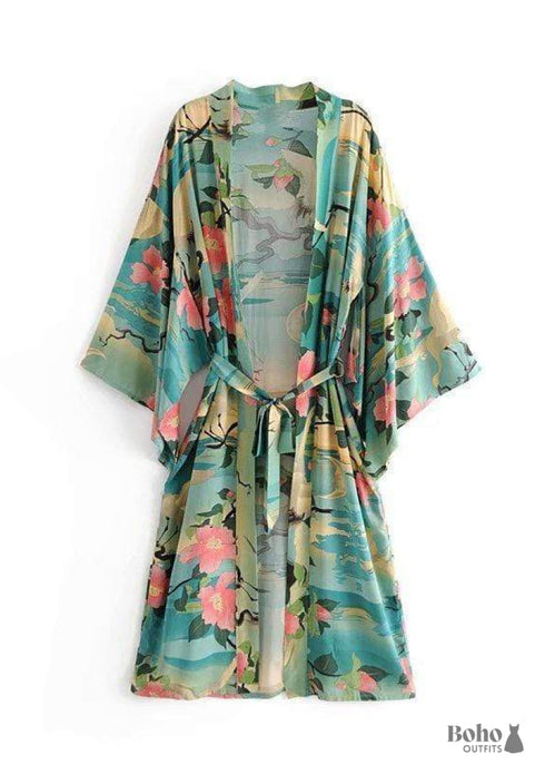 Women's Chic Sybil Boho Kimono Dress