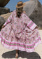 Women’s Chic Utopia Boho Kimono - Pink Dress
