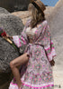 Women’s Chic Utopia Boho Kimono - Pink Dress