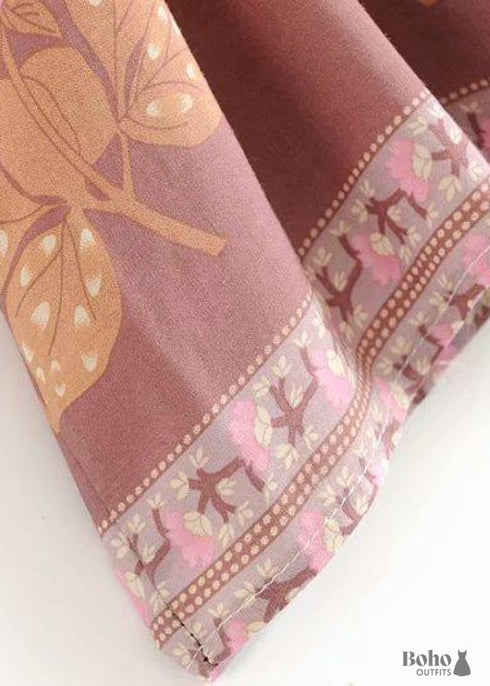 Women's Chic Violetta Boho Kimono - Pink Dress