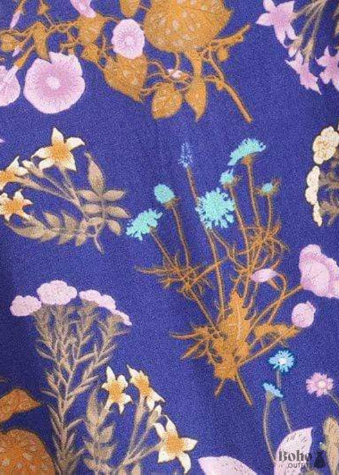 Women's Chic Violetta Boho Kimono - Purple Dress