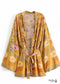 Women's Chic Violetta Boho Kimono - Yellow Dress