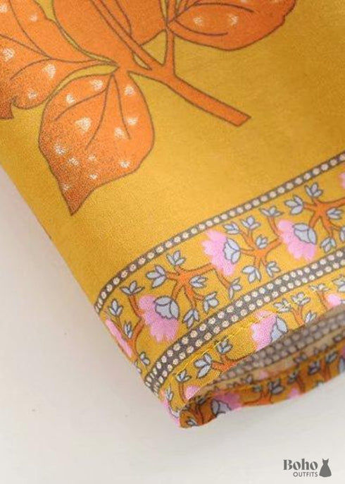 Women's Chic Violetta Boho Kimono - Yellow Dress