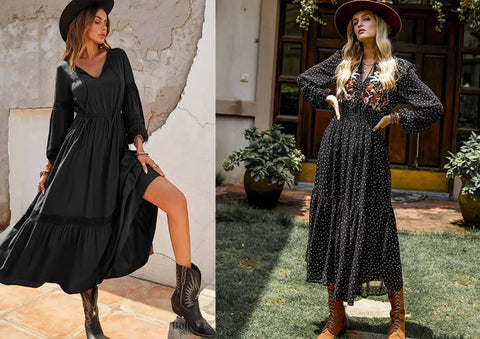 Black Boho Dress: The Trend That Never Goes Out of Style