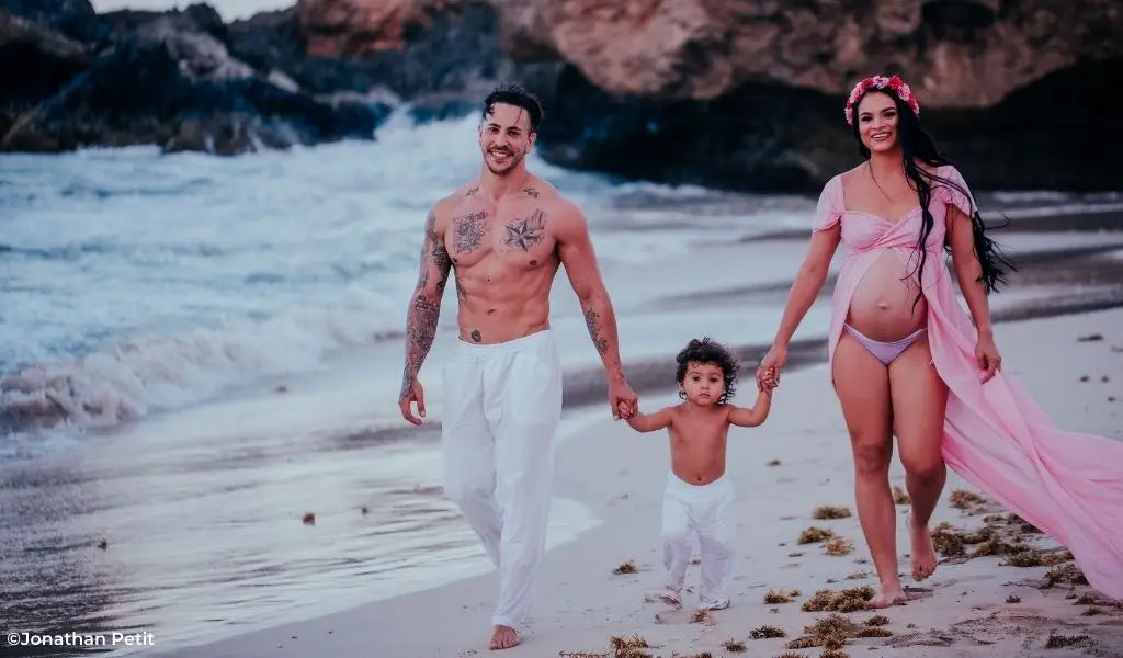 Cómo prepararse para una sesión de fotos de maternidad bohemia