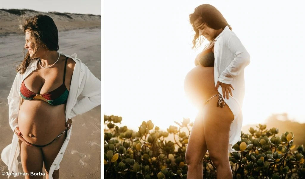Cómo prepararse para una sesión de fotos de maternidad bohemia