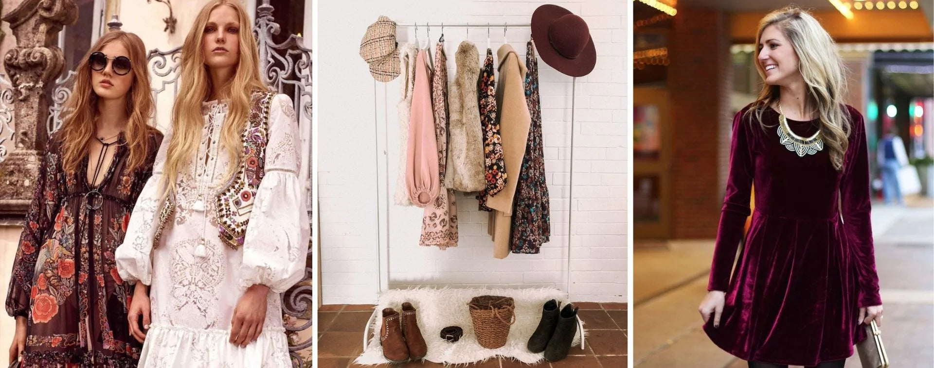 How to Wear Bohemian Dresses In Winter 