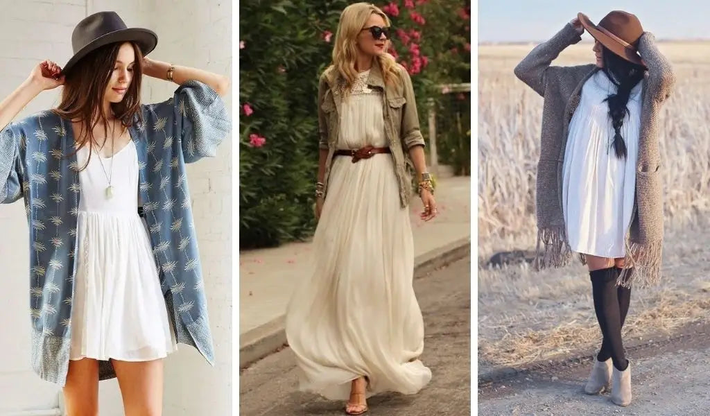 What jacket should you pair with a bohemian dress?