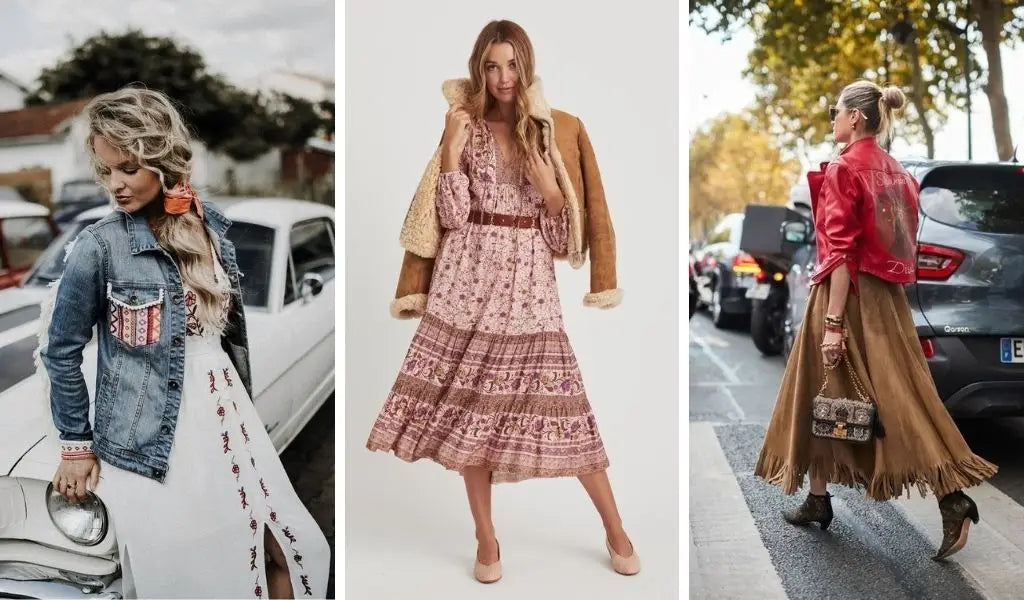 What jacket should you pair with a bohemian dress?