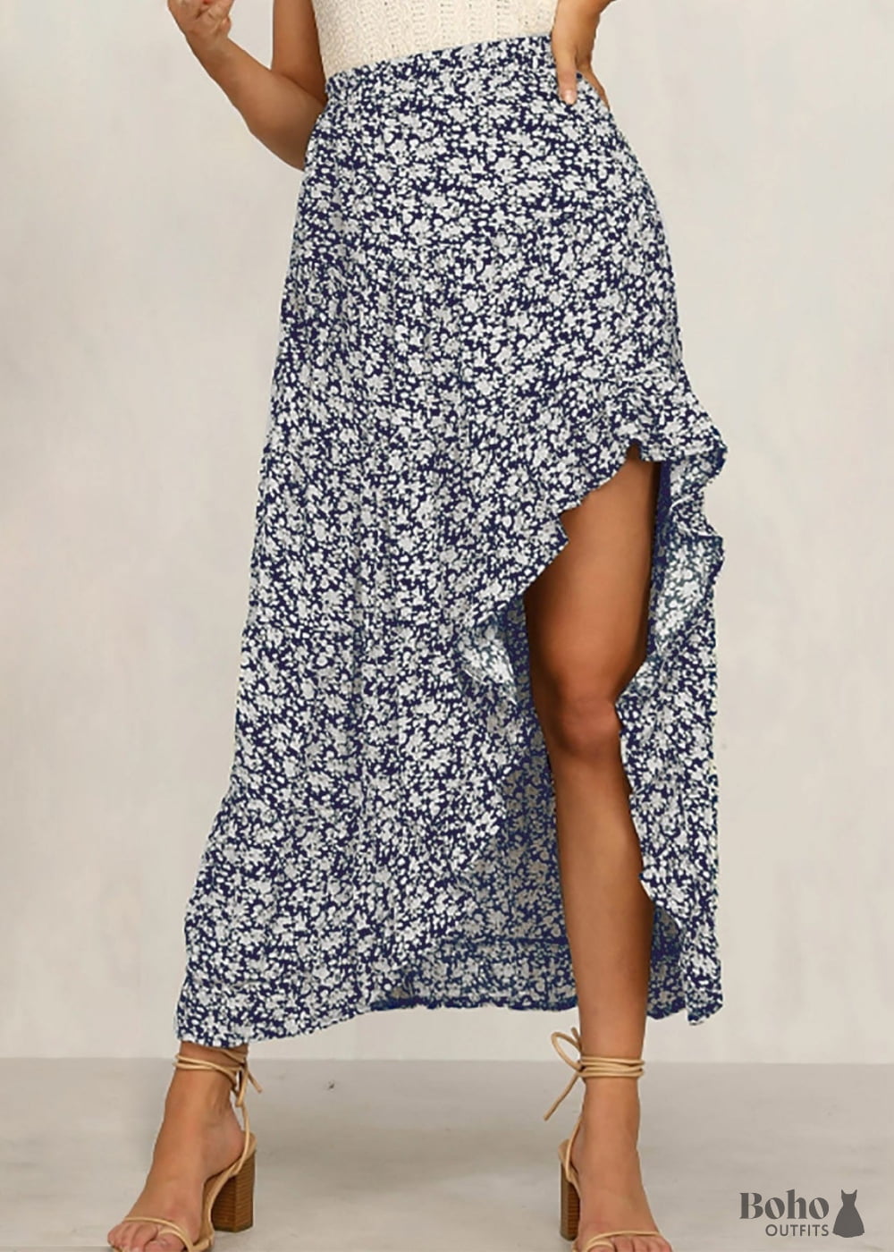 Asymmetrical Boho Skirt Hannah - Boho Dress Official 