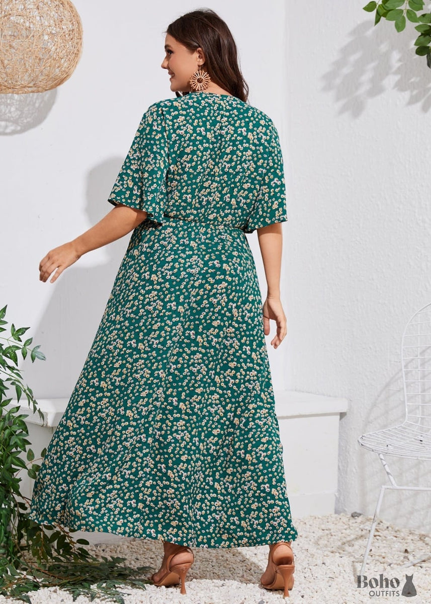 Boho Plus Size Gia Maxi Dress For Women - Boho Dress – Boho Dress Official