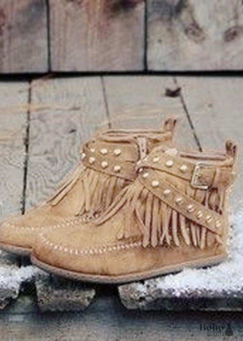 Bohemian style boots best sale